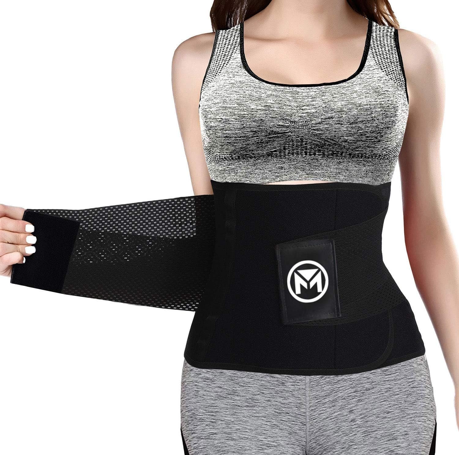 Moolida Waist Trainer Belt for Women Waist Trimmer Workout Fitness