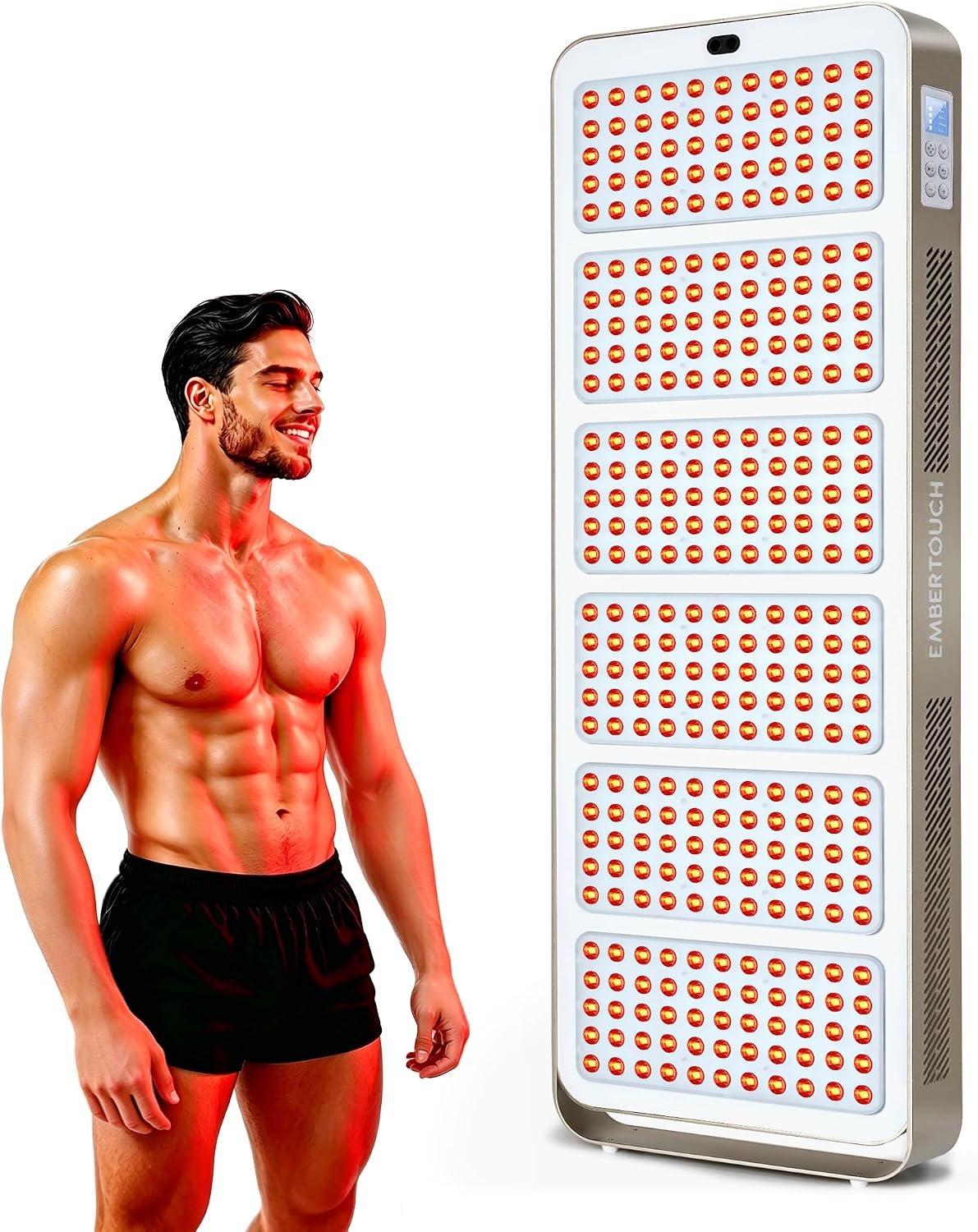 EmberTouch 650W Red Light Therapy Panel, 660nm 850nm Infrared Device