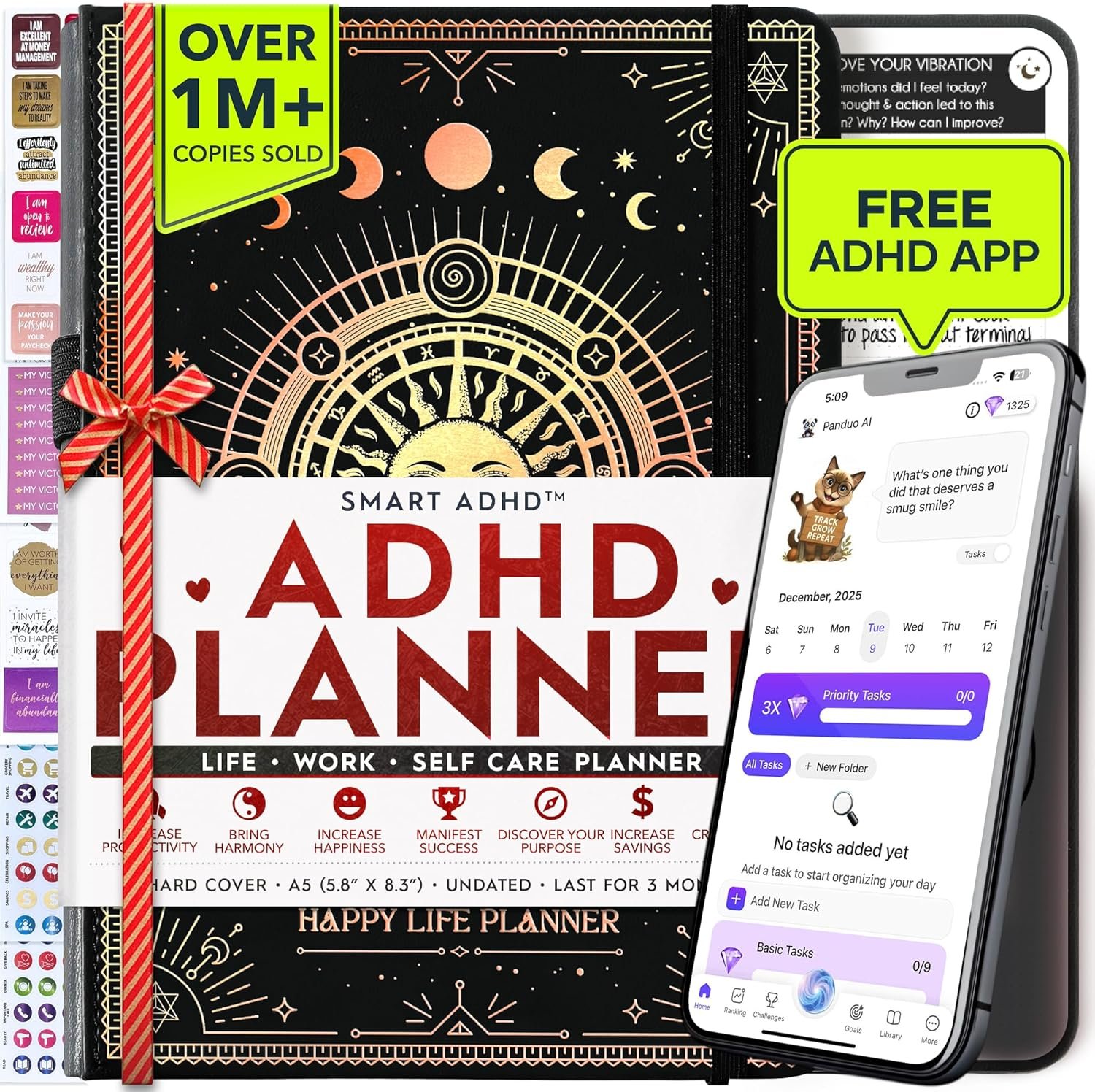 Freedom Mastery Daily Journal of Gratitude, Productivity & Habit Tracker